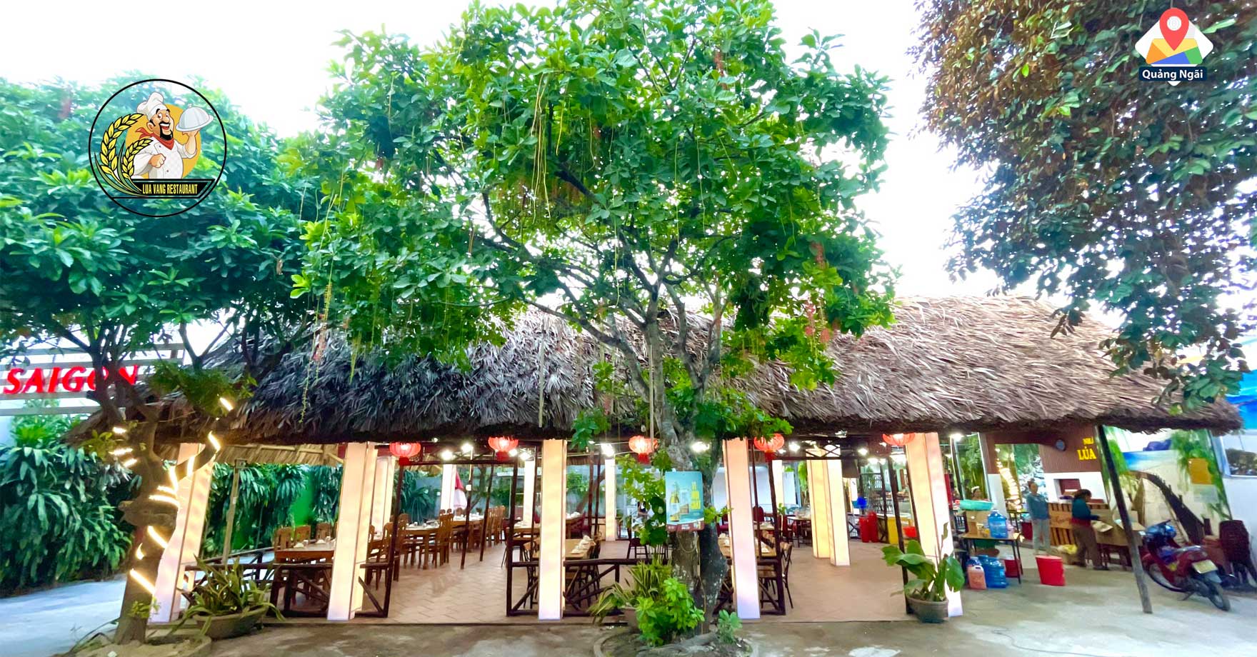 Quán ăn gia đình, nhà hàng Lúa Vàng, nơi họp mặt bạn bè, hội họp, tiệc sinh nhật, thôi nôi, tổ chức sự kiện, trung tâm thành phố quảng ngãi